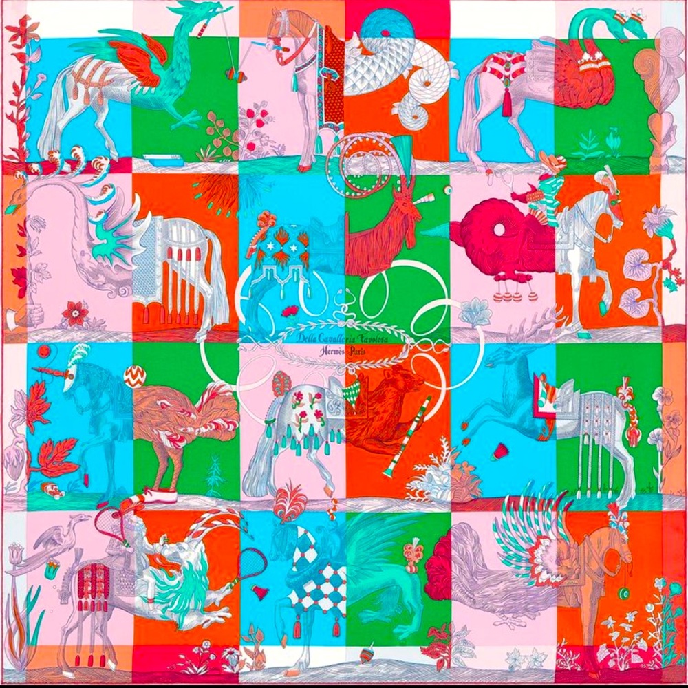 Hermès Della Cavalleria Favolosa Scarf 2018 w/Original Box and Tags